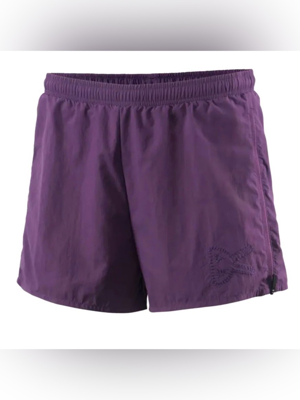 District Vision Nightshade Purple Lightweight Zippered Running Shorts small